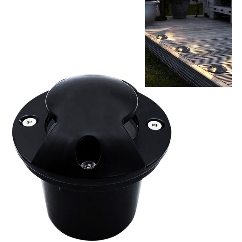 foto del prodotto faretto led 3w calpestabile da incasso pavimento ip65 2 fasci fe24 3w 2luce neutra naturale 4200k