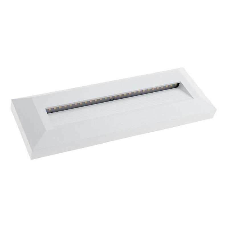 foto del prodotto faretto led 3w per scale rettangolari bianco ac 220 240v bianco neutro 4200k