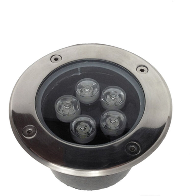 foto del prodotto faretto led 5w calpestabile a incasso da esterno ip65 f.i.115 127mmluce neutra naturale 4200k