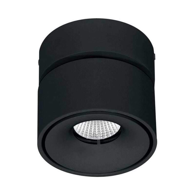 foto del prodotto faretto led 7w 2700 3200 4000k nero mini concord beneito faure 4335 n