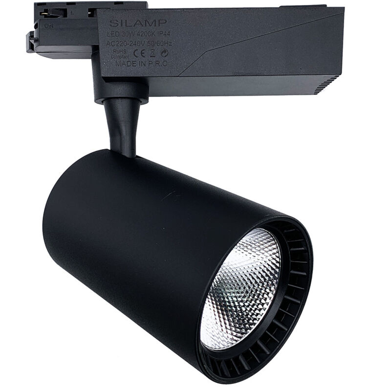 foto del prodotto faretto led a binario 30w monofase illuminazione a binario led fb 12luce calda 3000k