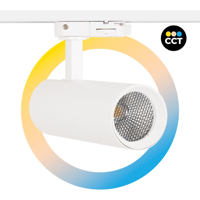 foto del prodotto faretto led a binario trifase 15w cct cri90 1350 lm