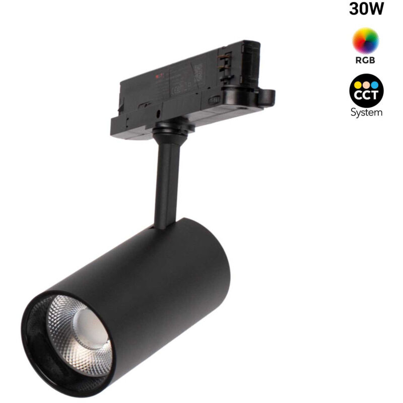 foto del prodotto faretto led a binario trifase rgb cct - 30w - mi light