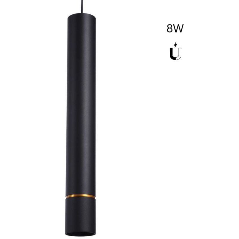 foto del prodotto faretto led a sospensione per binario magnetico 48v 8w linea bianco neutro