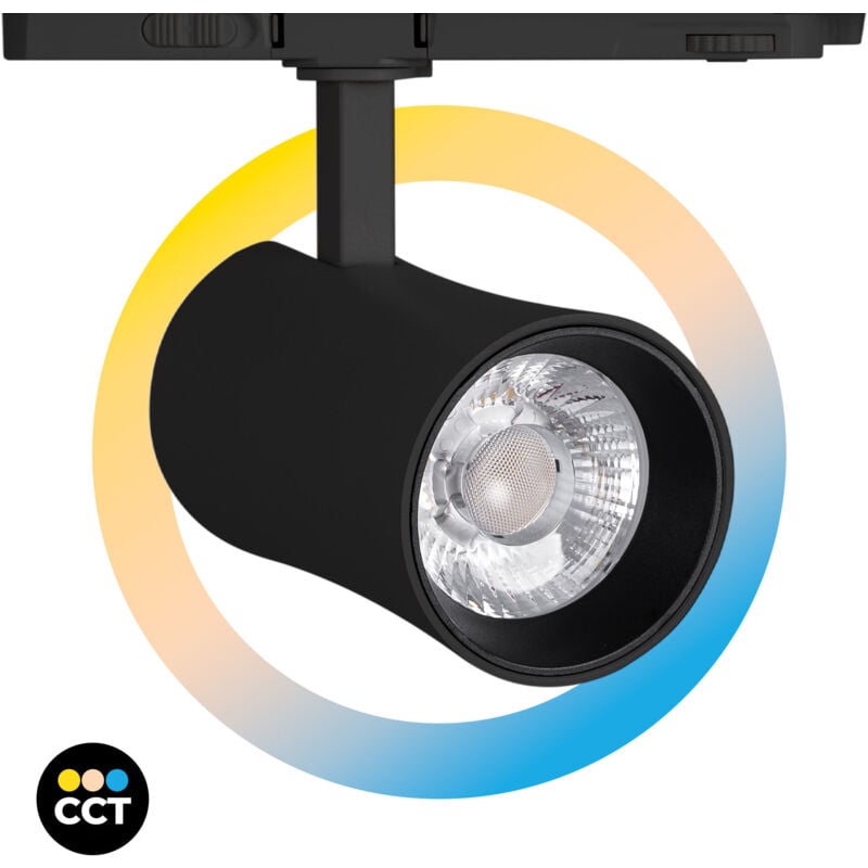 foto del prodotto faretto led architettonico a binario trifase cct 20w cri 90