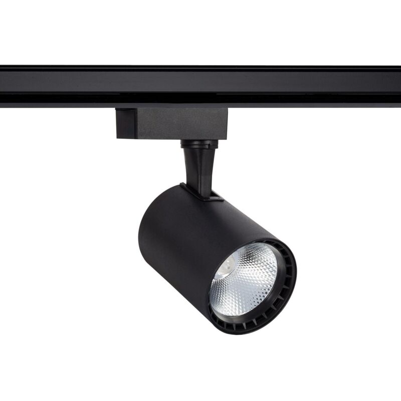 foto del prodotto faretto led binario monofase 20w bron nero bianco caldo 3000k