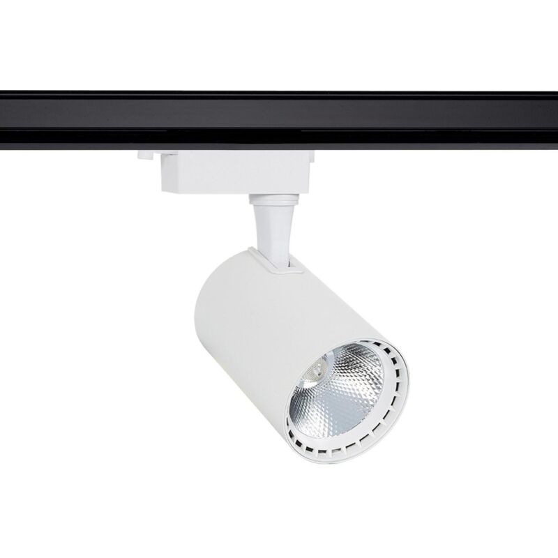 foto del prodotto faretto led binario monofase 30w bron bianco bianco naturale 4000k