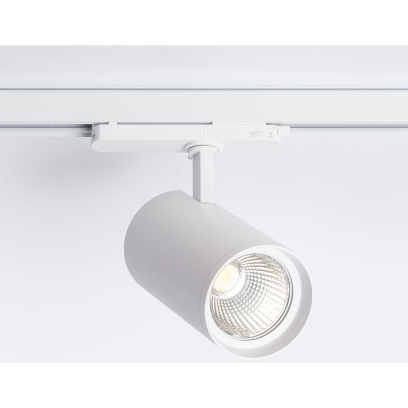 foto del prodotto faretto led binario trifase 30w d angelo bianco lifud 5000k bianco freddo