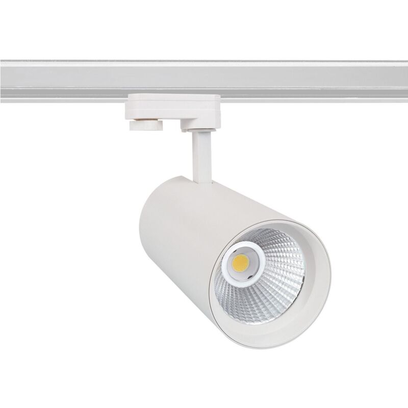 foto del prodotto faretto led binario trifase 30w new d angelo bianco cri 90 lifud bianco caldo 3000k