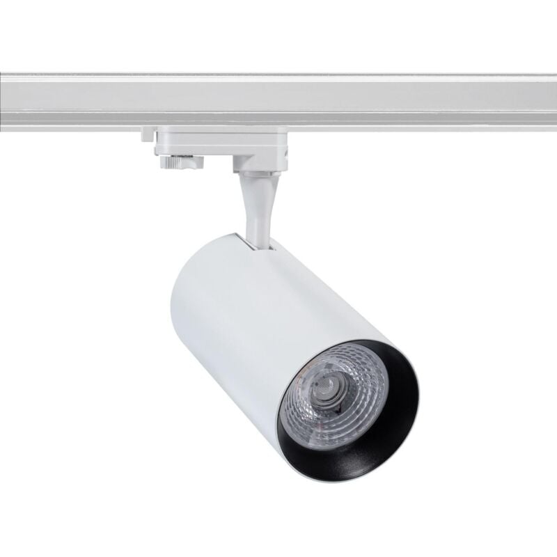 foto del prodotto faretto led binario trifase 30w vulcan bianco bianco naturale 4000k