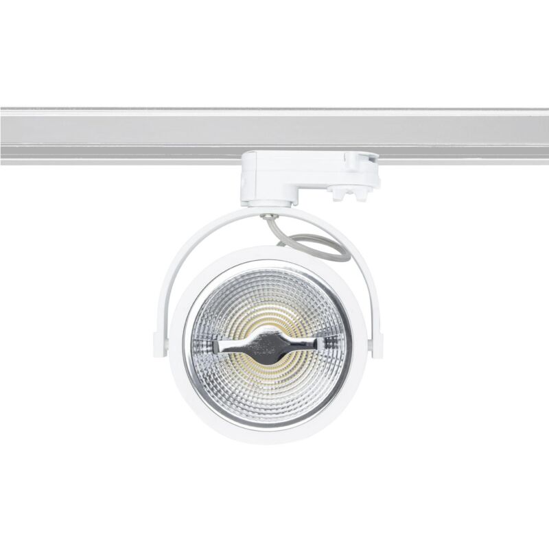 foto del prodotto faretto led binario trifase cree ar111 15w regolabile bianco bianco caldo 2700k