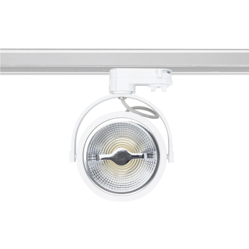 foto del prodotto faretto led binario trifase cree ar111 15w regolabile bianco bianco freddo 5500k