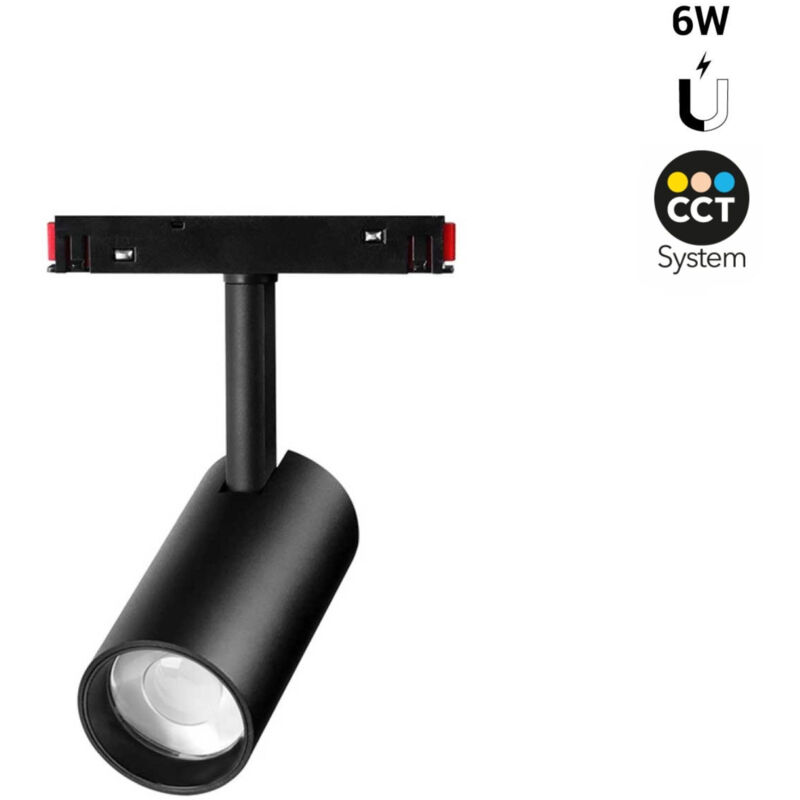 foto del prodotto faretto led cct per binario magnetico 48v 6w mi light