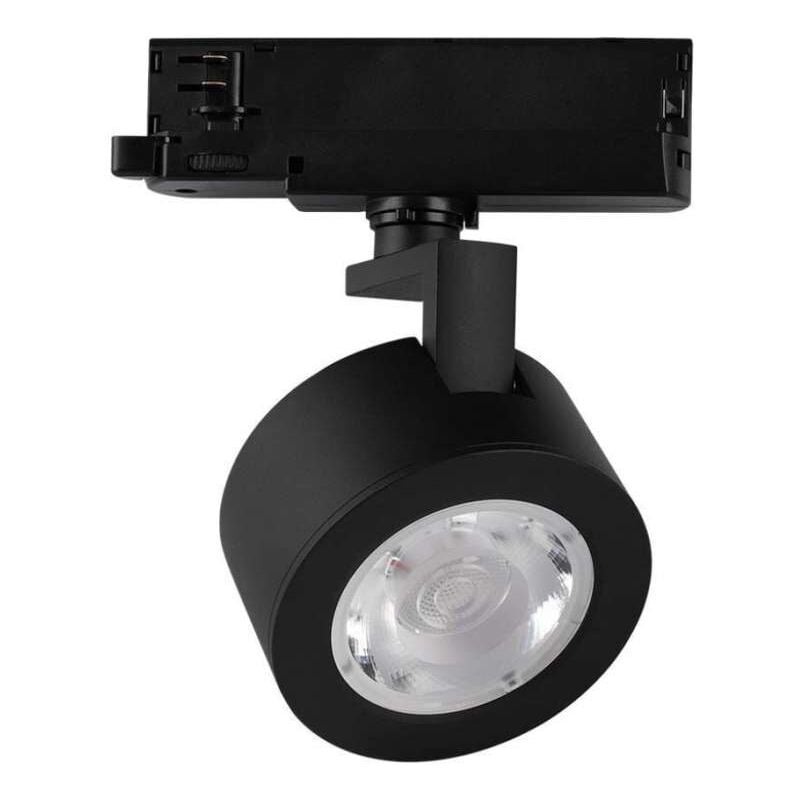 foto del prodotto faretto led cob da binario 30w colore nero 3in1 v tac