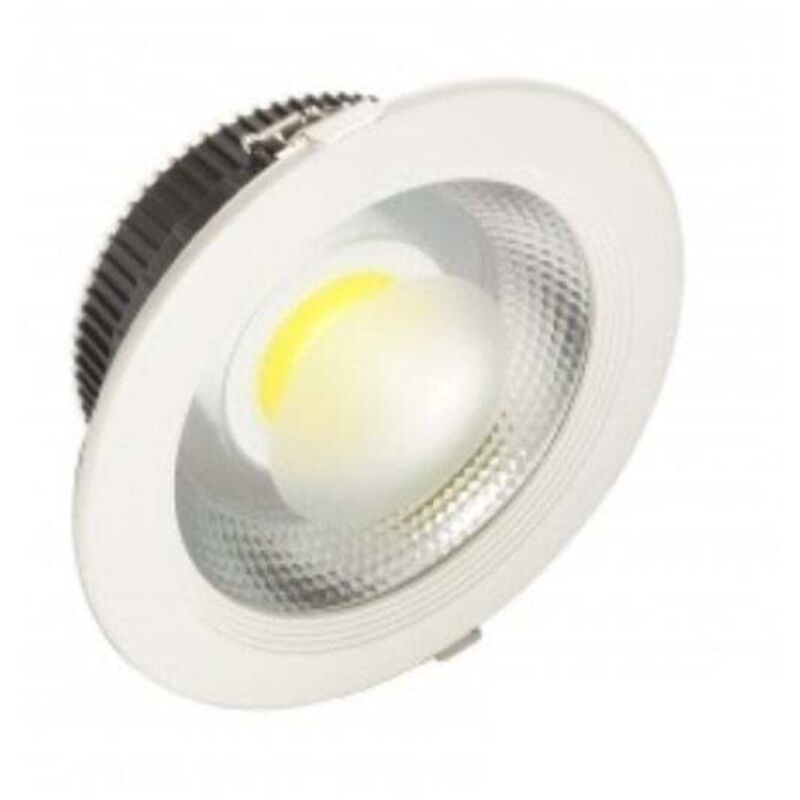 foto del prodotto faretto led cob tondo incasso 50w con trasformatore bianco luce naturale 4000k