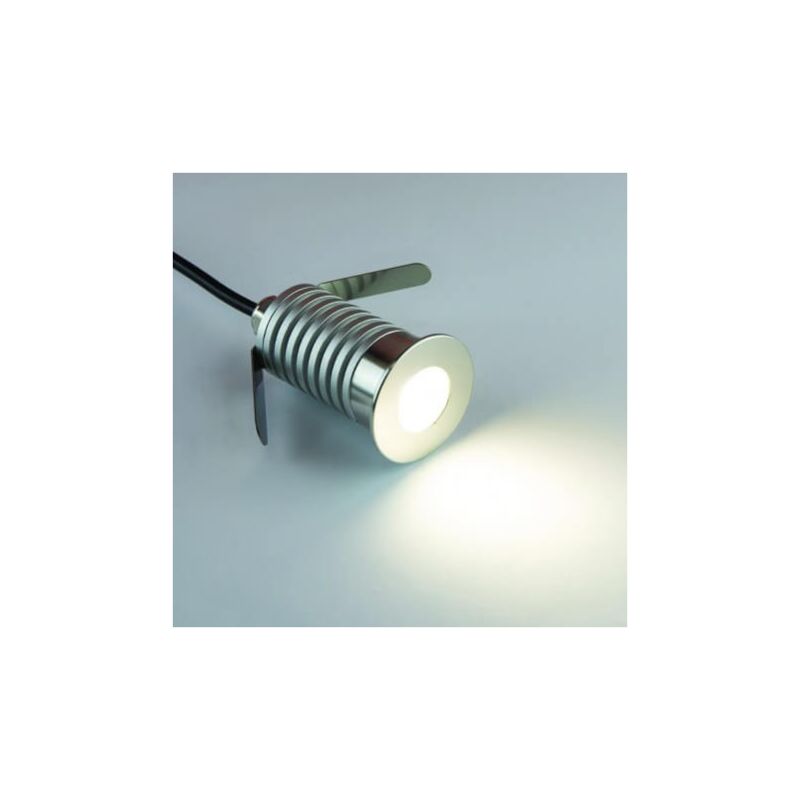 foto del prodotto faretto led cree segnapasso 3w calpestabile 12 24v 180lm ip67 bianco freddo