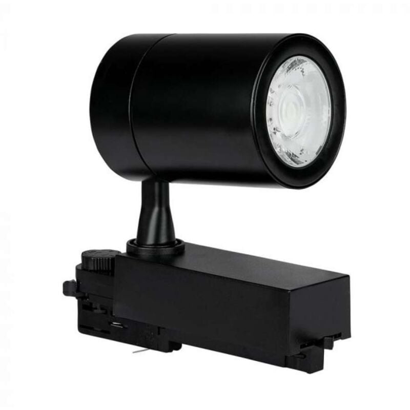 foto del prodotto faretto led da binario 35w 20 colore nero 6400k v tac