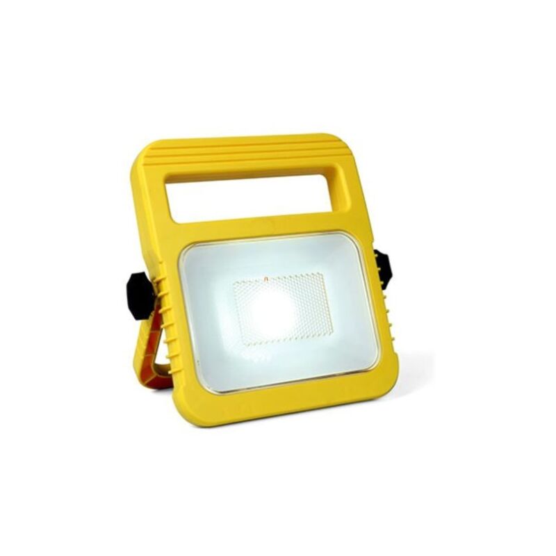 foto del prodotto faretto led da cantiere utin 10 w nw giallo