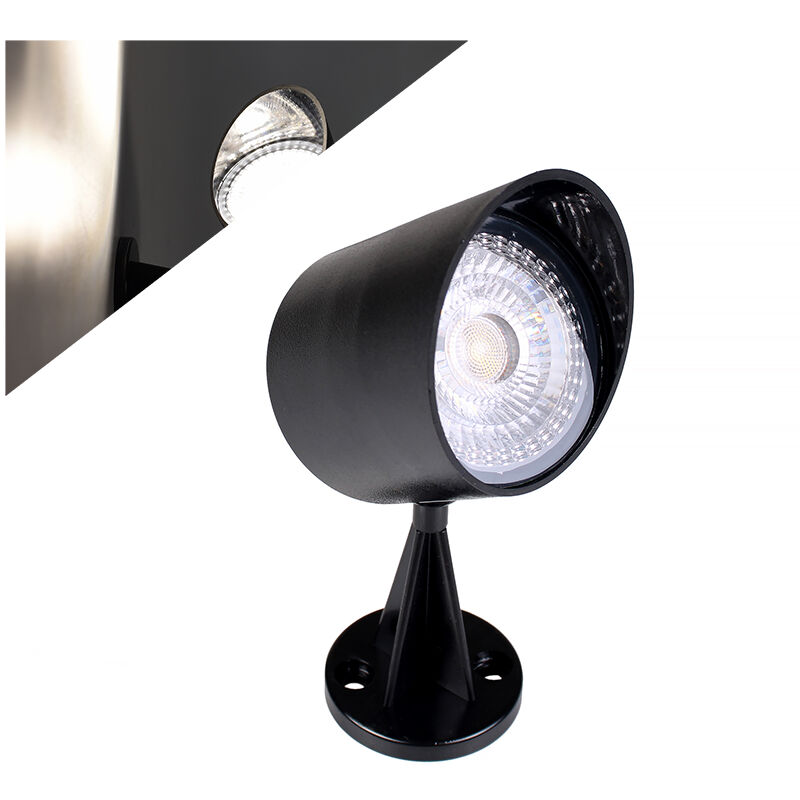 foto del prodotto faretto led da giardino con picchetto da terra luce naturale 4000k illuminazione efficiente ideale per esterni