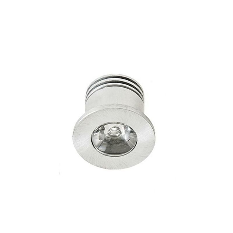 foto del prodotto faretto led da incasso 1w ip20 4000k tondo luce naturale alluminio stone 10292/n