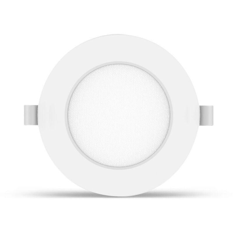 foto del prodotto faretto led da incasso 4w rotondo cornice bianca apertura 100 gradi bianco caldo 3000k aigostar