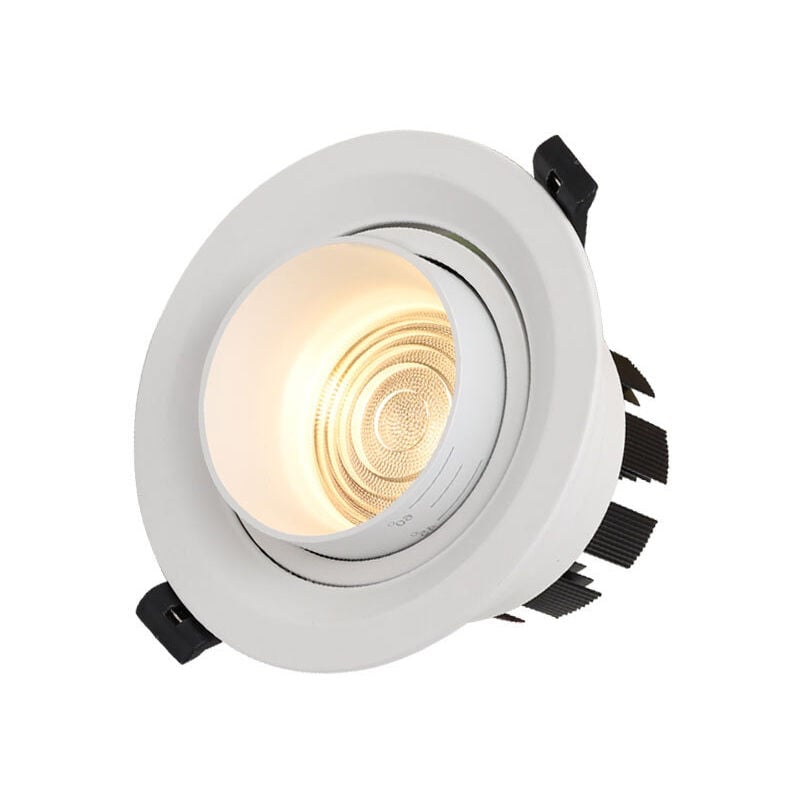foto del prodotto faretto led da incasso 5w downlight retrofit, elevata resa cromatica, luci da soffitto