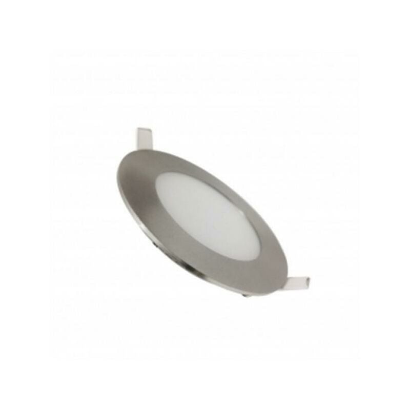 foto del prodotto faretto led da incasso 6w rotondo acciaio sottile super slim luce fredda kit 5 pezzi