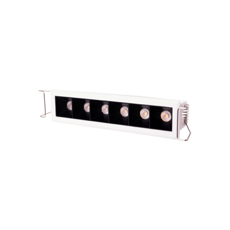 foto del prodotto faretto led da incasso 8w 612lm 4200ºk rettangolare pro smd3030 50.000h [jw-8w-mw]