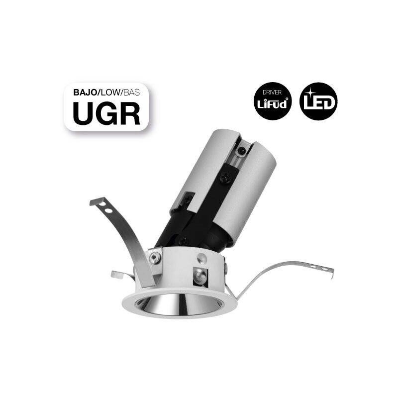 foto del prodotto faretto led da incasso a soffitto cob 5w orientabile basso