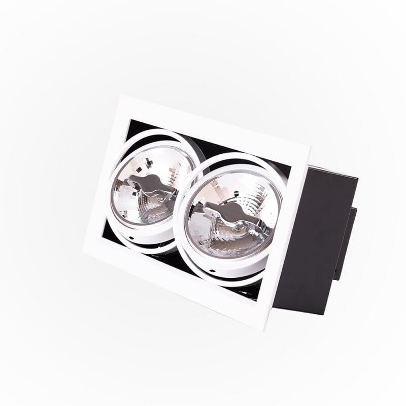 foto del prodotto faretto led da incasso cardan 24w 2246lm 3000 k cree ra 90 40.000h jw car led 2x12w ww 