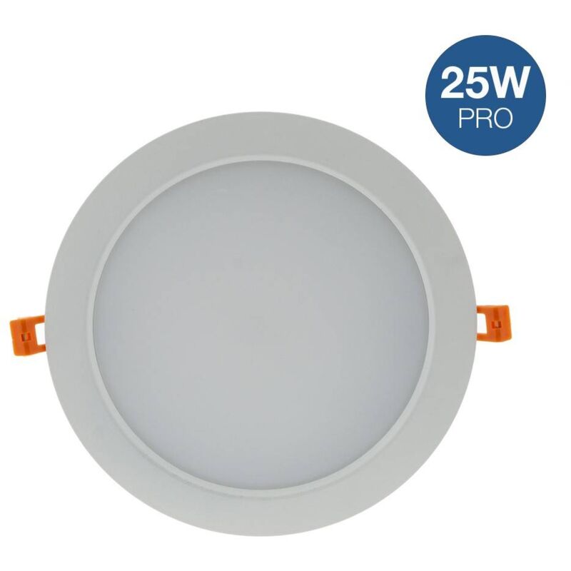 foto del prodotto faretto led da incasso circolare 25w uso professionale 190