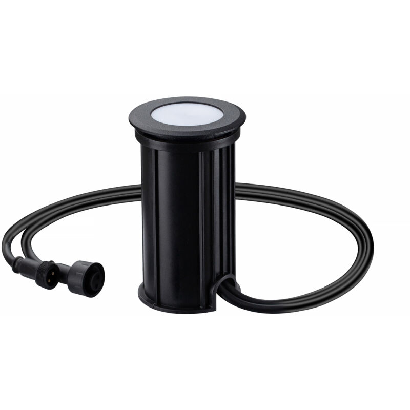 foto del prodotto faretto led da incasso piccolo 1w diametro 50mm h80mm ip67 multicolor rgb finitura nera