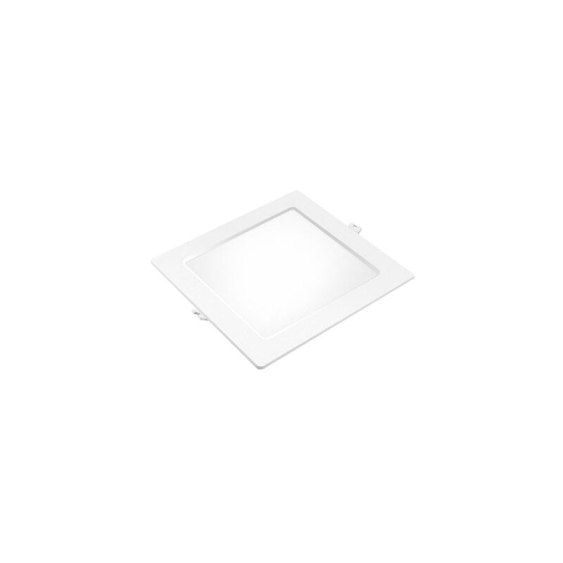 foto del prodotto faretto led da incasso quadrato 18w 6500k 1980lm ip20 22,1x22,1cm colore bianco