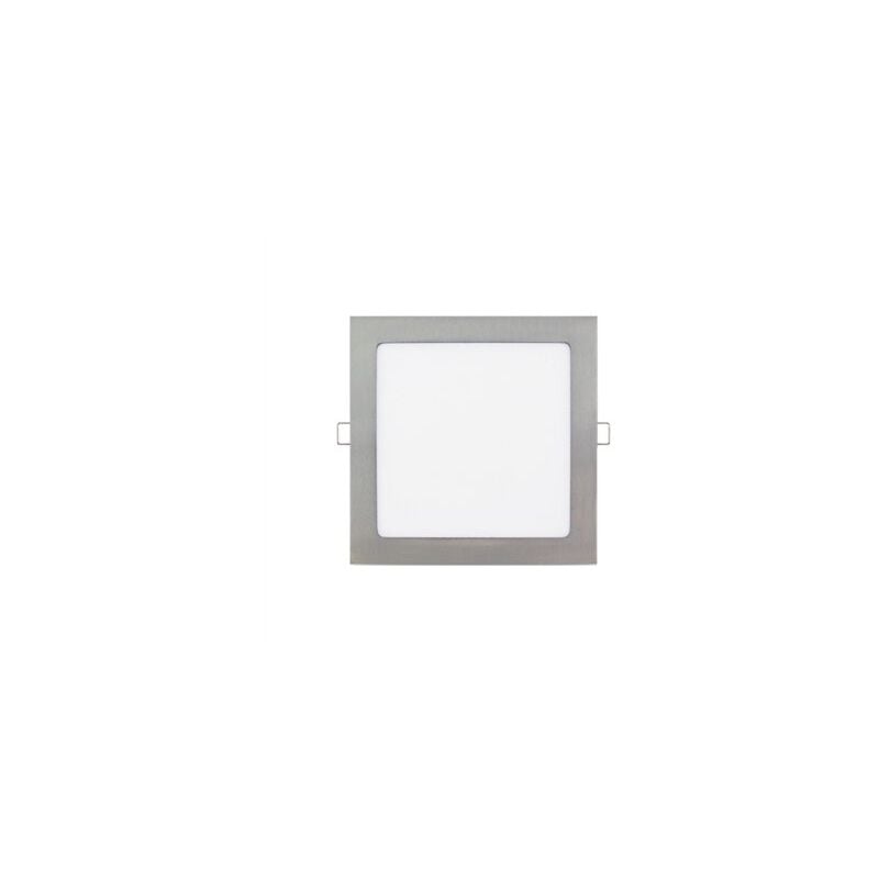 foto del prodotto faretto led da incasso quadrato 18w nichel 6000k lm5521 ledme