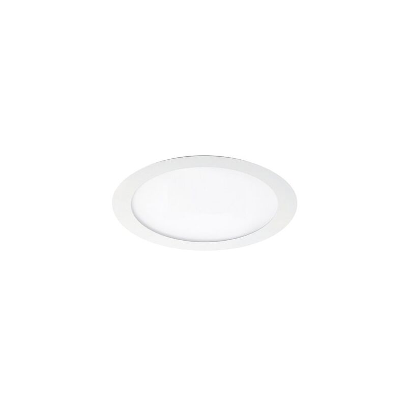 foto del prodotto faretto led da incasso tondo basic led 18w 4000k 390lm ip44 12x2,1cm colore bianco