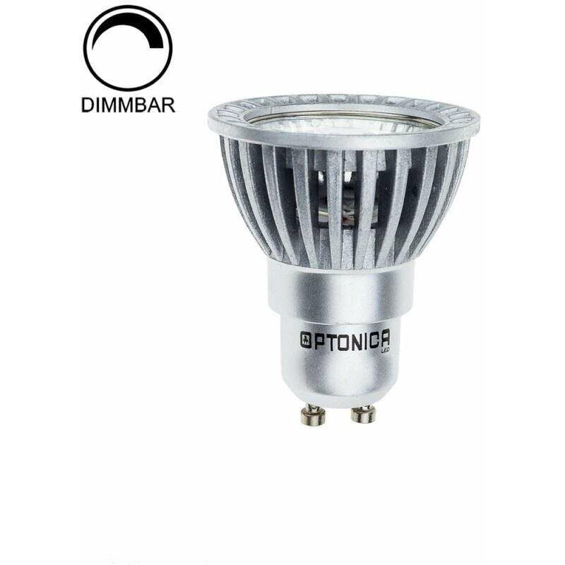 foto del prodotto faretto led dimmerabile gu10 6w equivalenti a 50w bianco naturale 4500k