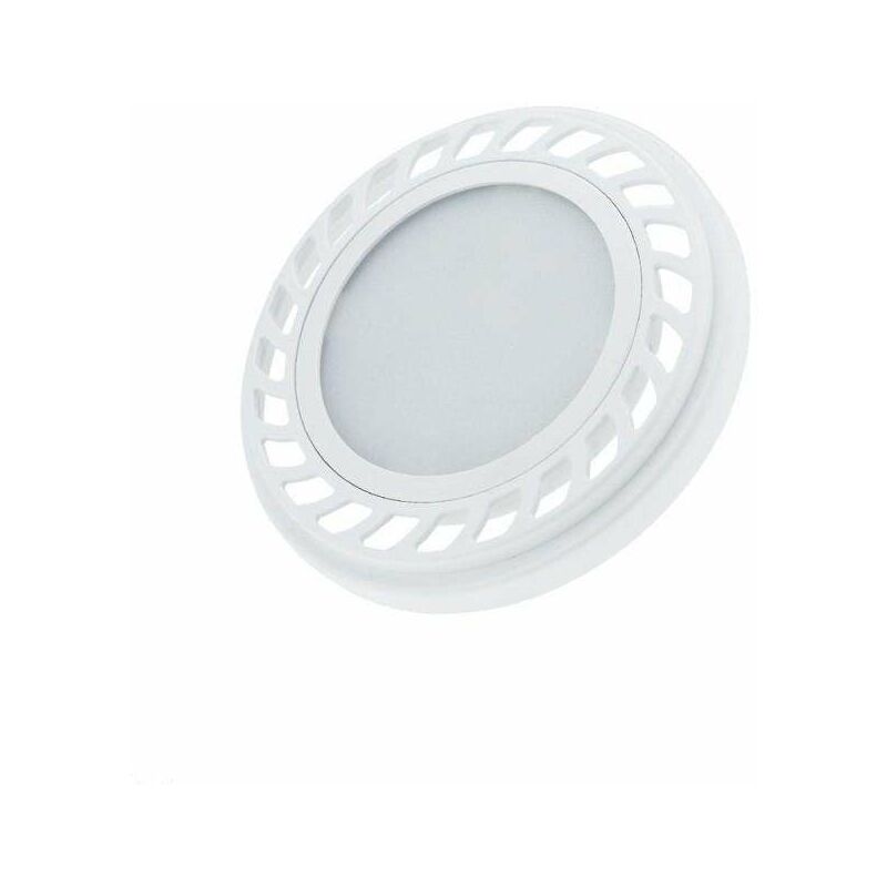 foto del prodotto faretto led gu10 ar111 9w bianco equivalente a 55w bianco caldo 2700k