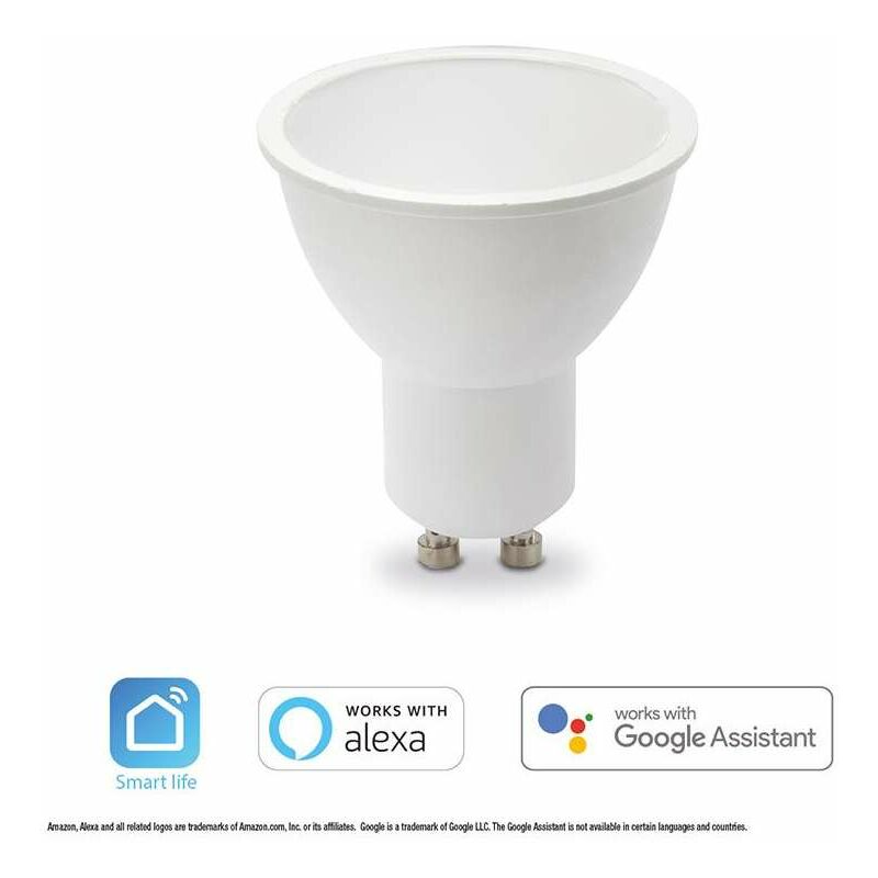 foto del prodotto faretto led gu10 sm wifi rgb cct 50w