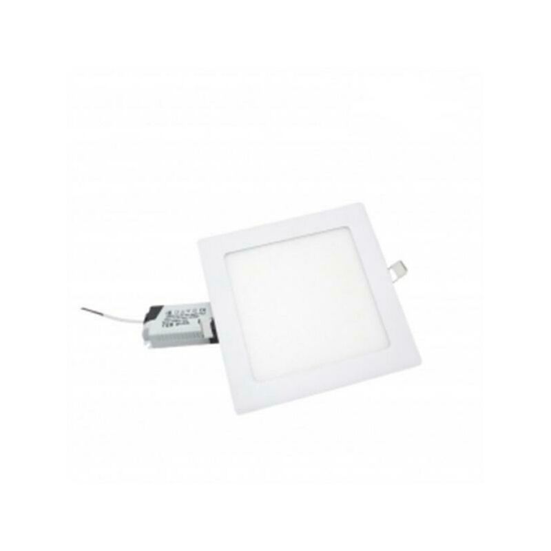 foto del prodotto faretto led incasso quadrato 12w vivalamp controsoffitto kit 5 pezzi 3000k