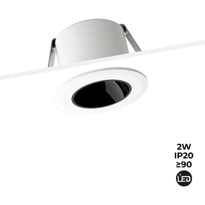 foto del prodotto faretto led mini 2w chip osram basso ugr cri 90 30mm