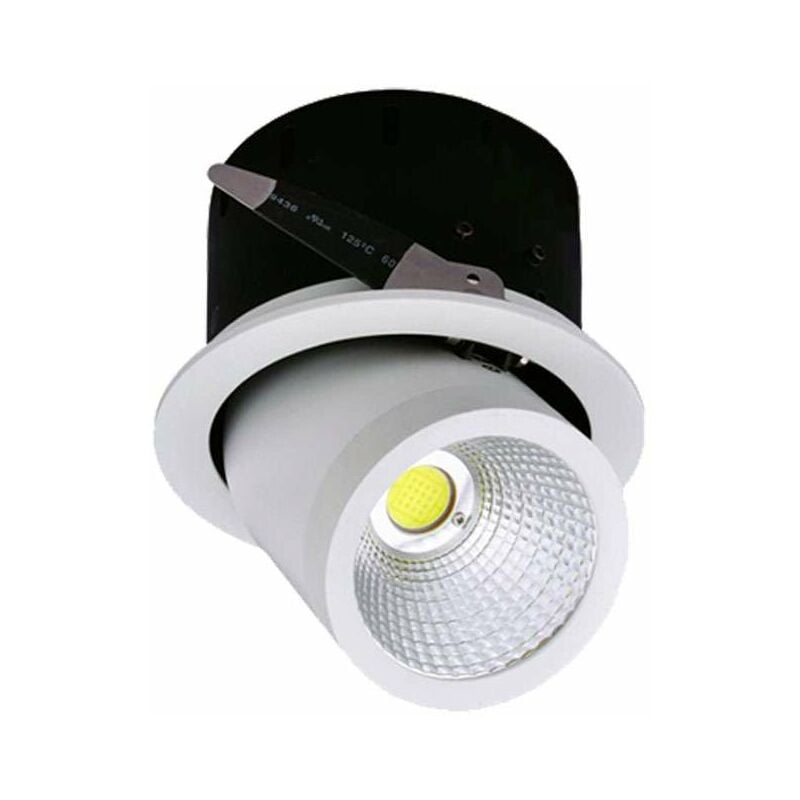 foto del prodotto faretto led orientabile rotondo lumaca 35w equivalente 20w bianco caldo 2700k