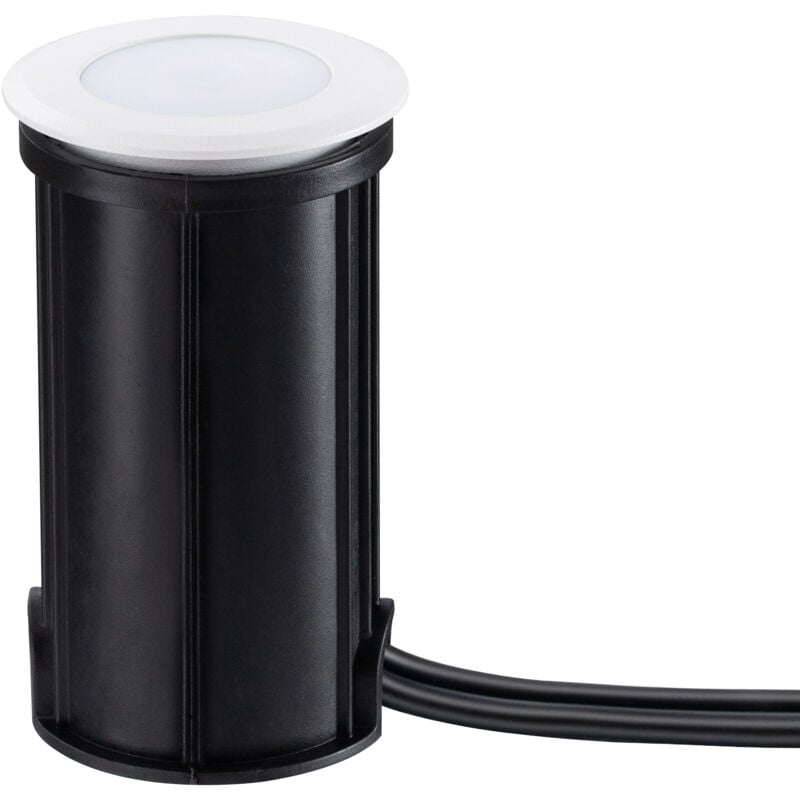 foto del prodotto faretto led piccolo 1w d50 h80mm ip67 multicolor rgb finitura bianca