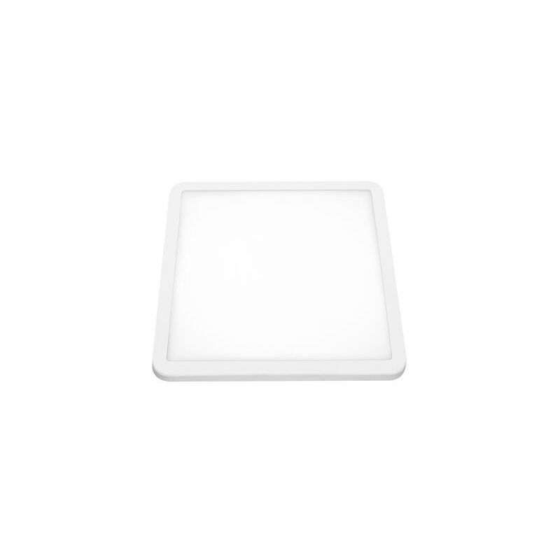 foto del prodotto faretto led quadrato orientabile bianco matel da 20w neutro