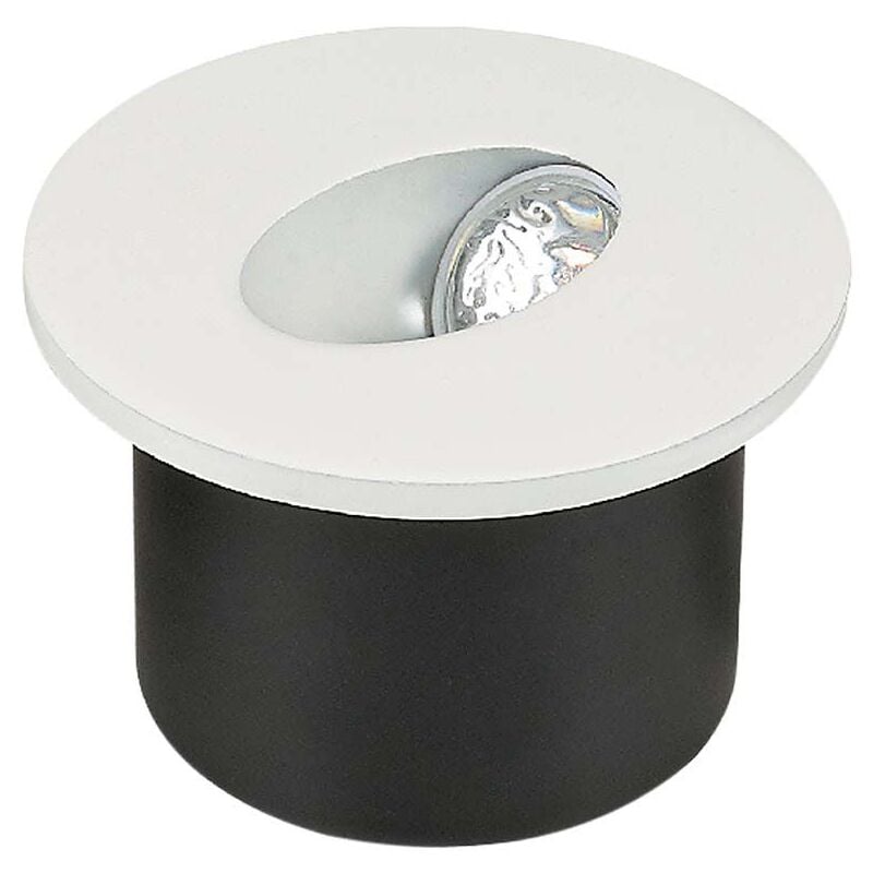 foto del prodotto faretto led segnapasso rotondo montaggio a incasso 3w colore bianco 4000k ip20 sku 211208