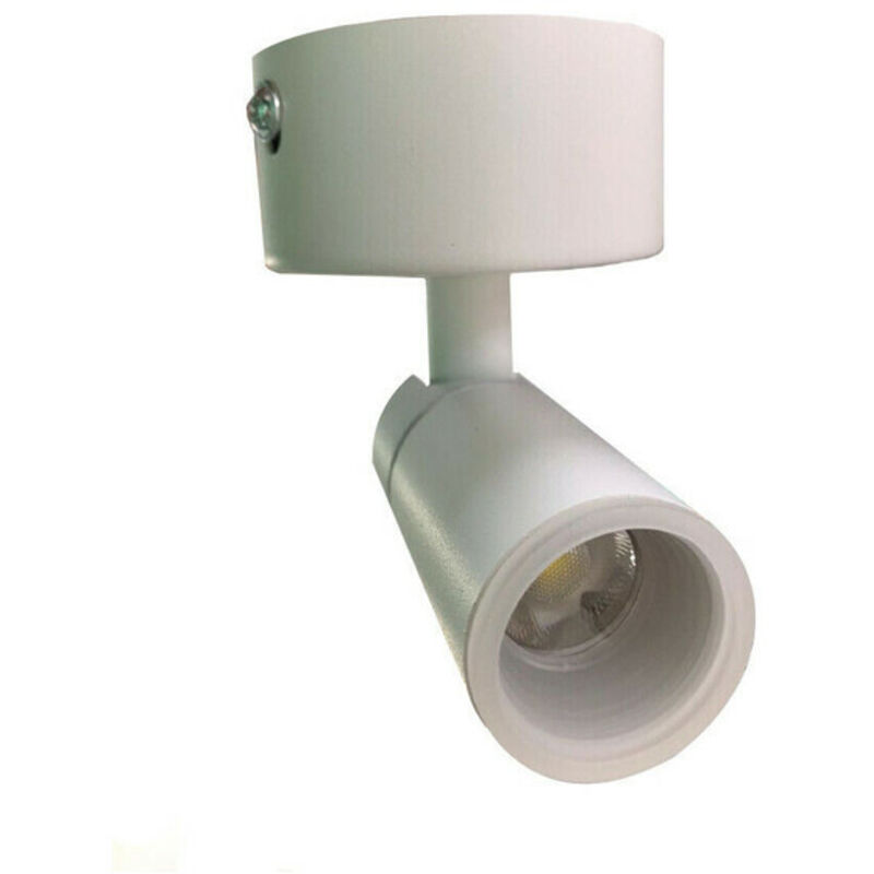 foto del prodotto faretto led soffitto orientabile 3w luce freddo moderno bianco applique spot led