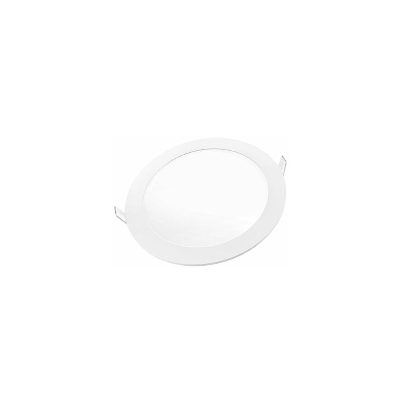 foto del prodotto faretto led tondo bianco matel 18w chip samsung luce fredda