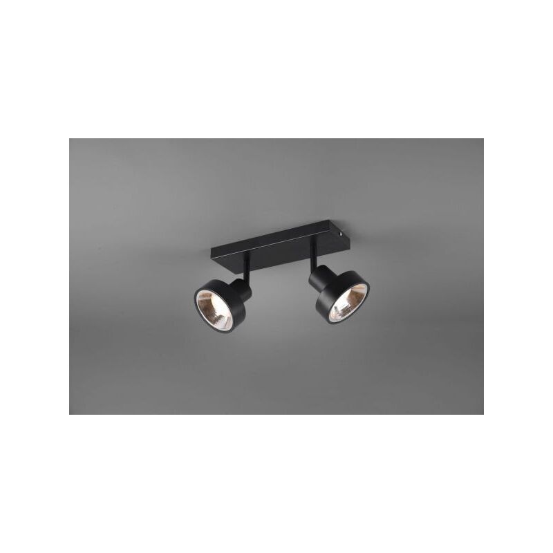 foto del prodotto faretto leon 800700232 nero l.28cm