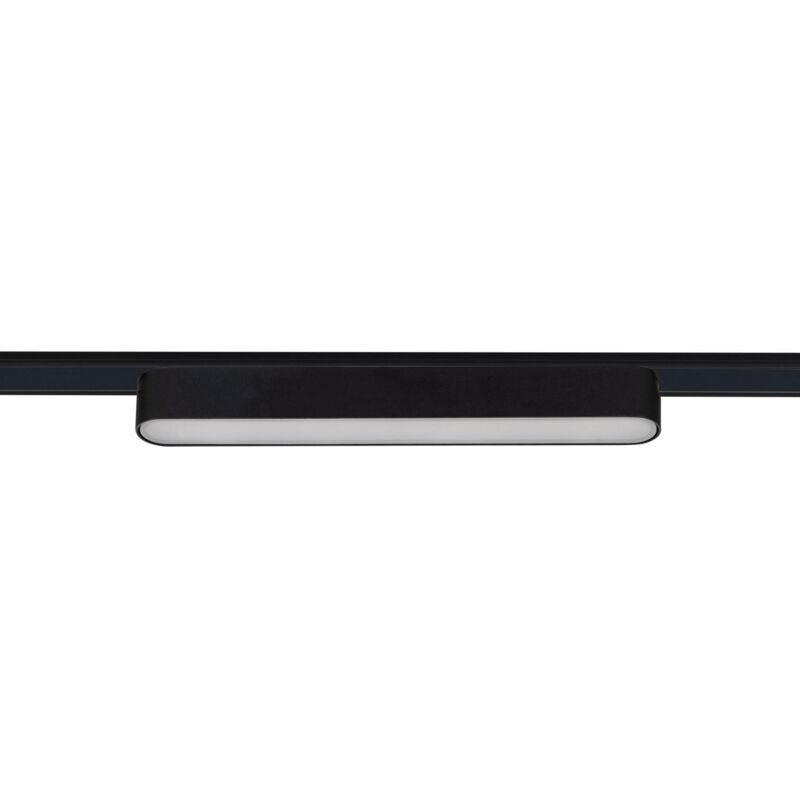 foto del prodotto faretto lineare led binario magnetico 25mm superslim 12w 48v nero 222mm 4000k bianco naturale