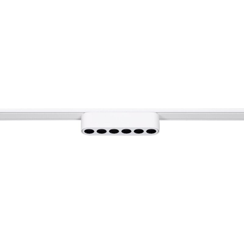 foto del prodotto faretto lineare led binario magnetico 25mm superslim 6w 48v bianco optic 120mm 2700k bianco caldo