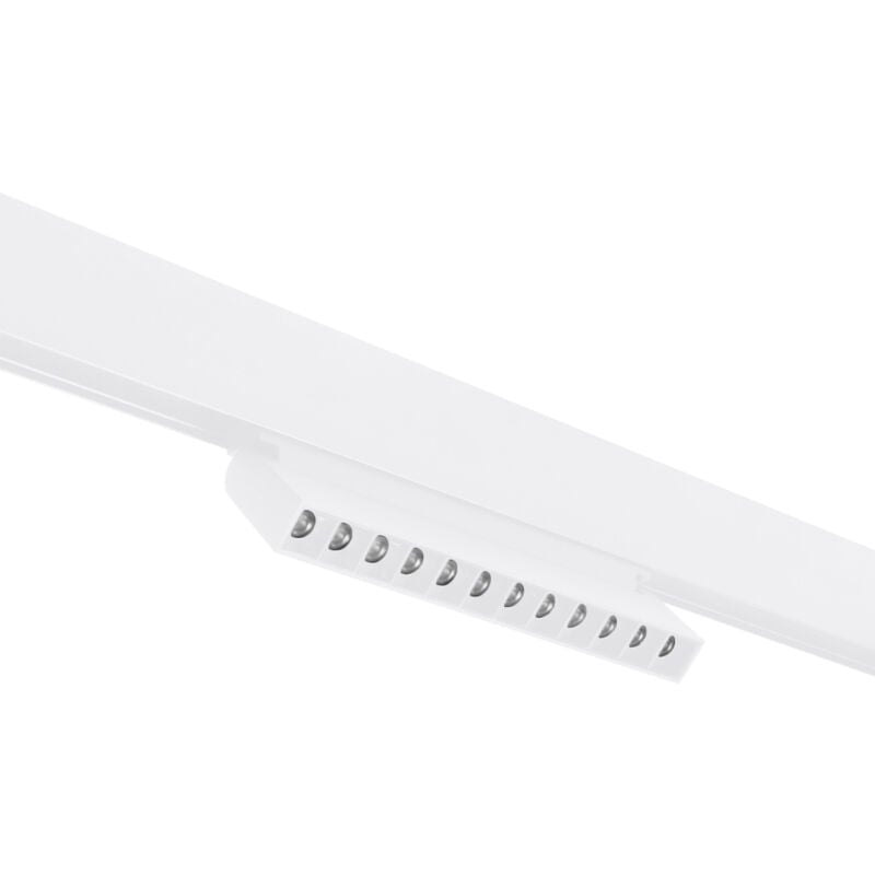 foto del prodotto faretto lineare orientabile cct a binario magnetico 48v - 12w -